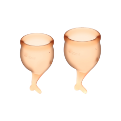 Менструальні чаші SATISFYER FEEL GOOD MENSTRUAL CUP ORANGE від Satisfyer